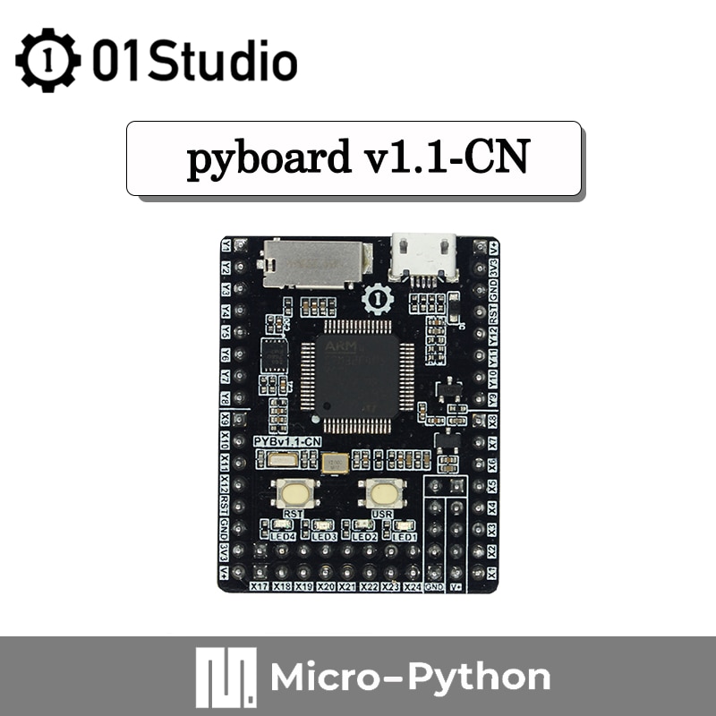 01 Ʃ pyBoard V1.1-CN Micropython STM32 STM32F405    Ӻ α׷